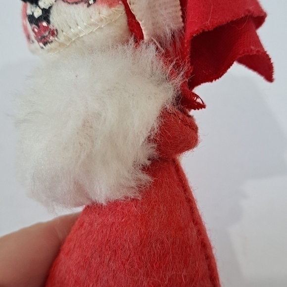 1969 Annalee Mobilitee Mice Mrs Santa Mouse Holly Muff Posable Christmas - Picture 5 of 12